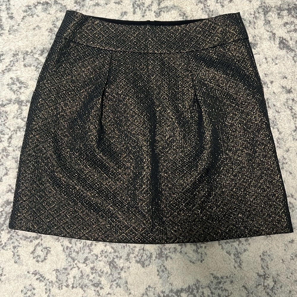 Black and Gold Loft Skirt Size 10T